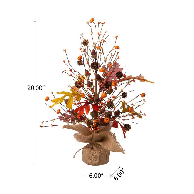 Glitzhome Berry Table Tree Patriotic/Harvest/Christmas Centerpieces