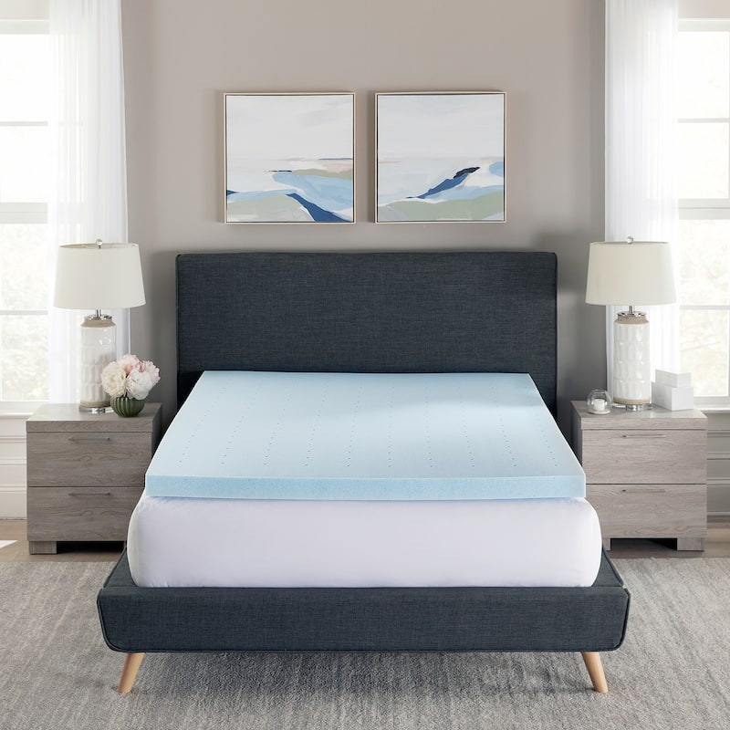 Bodipedic Comfort Gel-Infused Memory Foam Mattress Topper