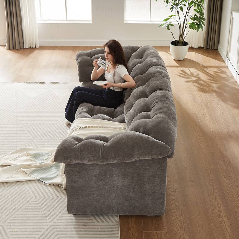 Comfortable Chenille Sofa for Various Spaces, Enhancing Interior Style