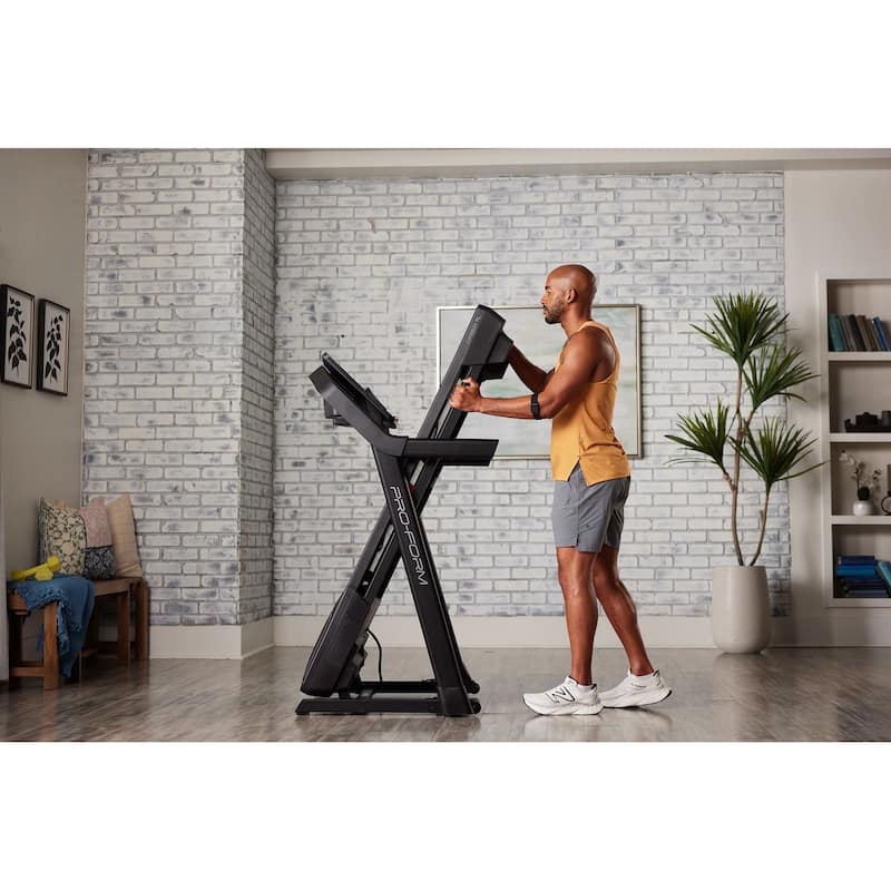 ProForm Carbon TL; Treadmill for Walking and Running with 5" Display, Built-In Tablet Holder and SpaceSaver Design