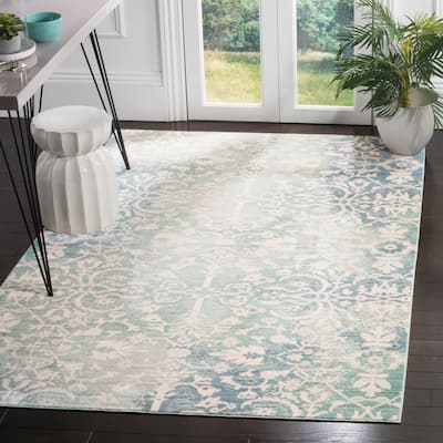 SAFAVIEH Mystique Shadya Watercolor Oriental Polyester Rug