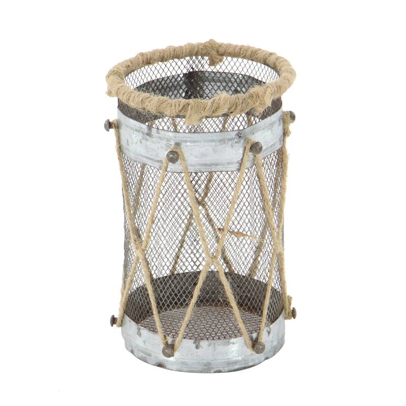 Silver Metal Decorative Indoor Outdoor Candle Lantern (Set of 3)