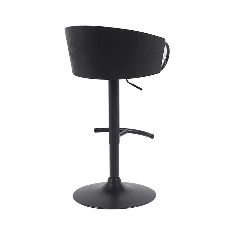 Montego Upholstered Adjustable Height Swivel Bar Stool