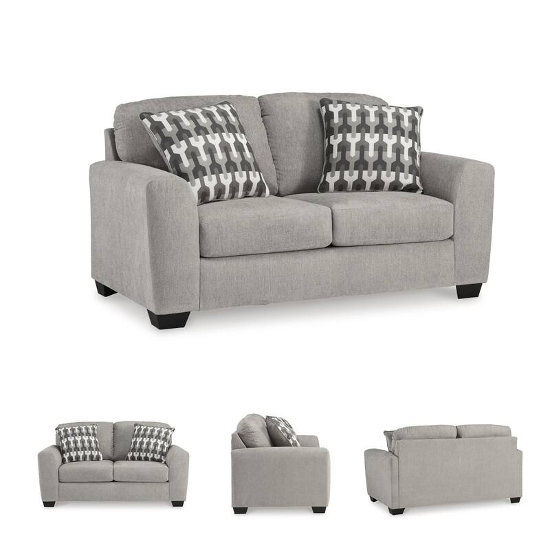 Signature Design by Ashley Avenal Park Gray Loveseat - 71"W x 40"D x 40"H