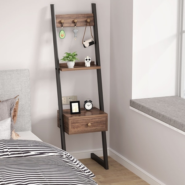 Bench Hall Tree Entryway Shelf Corner Ladder Display Bed Bath