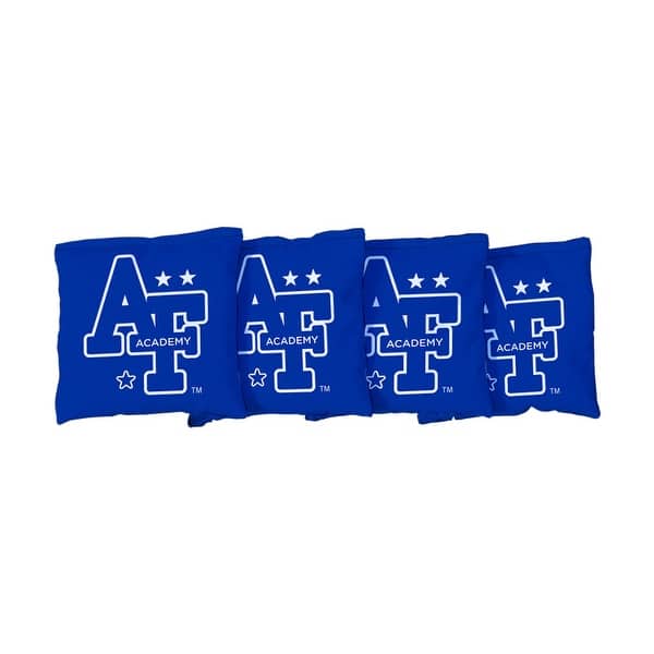 slide 2 of 3, College Vault Air Force Academy Falcons Blue Cornhole Bags All-Weather Resin Filled