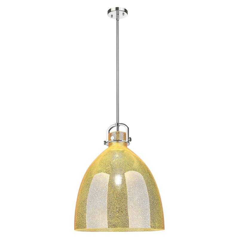 Innovations Lighting 410-1SL-G412-18ME Newton Bell 18" Wide Pendant
