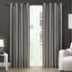 preview thumbnail 11 of 43, ATI Home Chatra Faux Silk Grommet Top Curtain Panel Pair