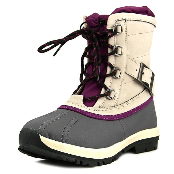 Bearpaw Nelly Round Toe Leather Snow Boot
