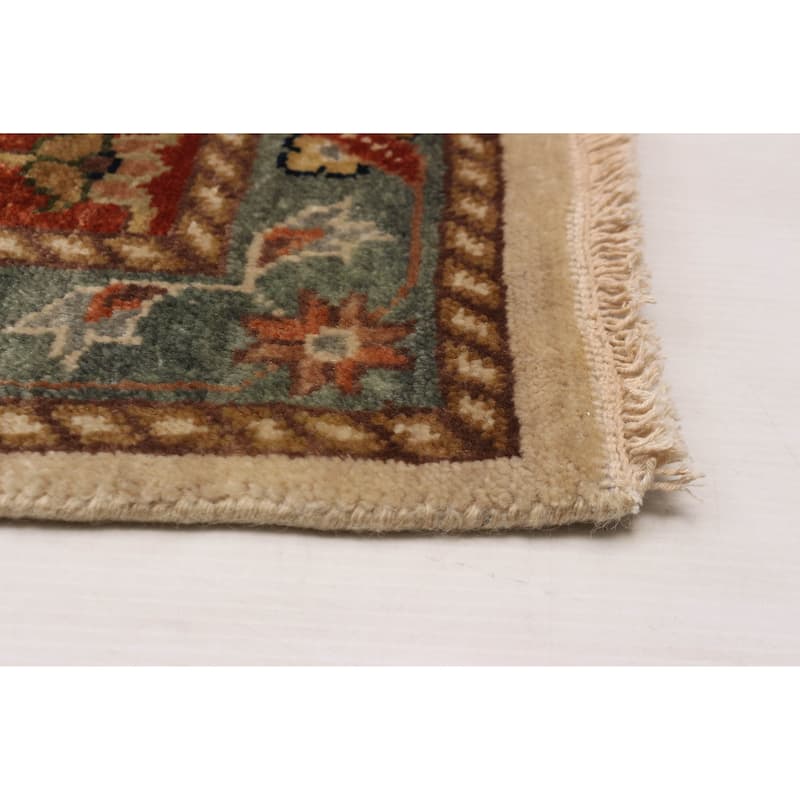 ECARPETGALLERY Hand-knotted Jules Sultane Cream Wool Rug - 9'9 x 13'7
