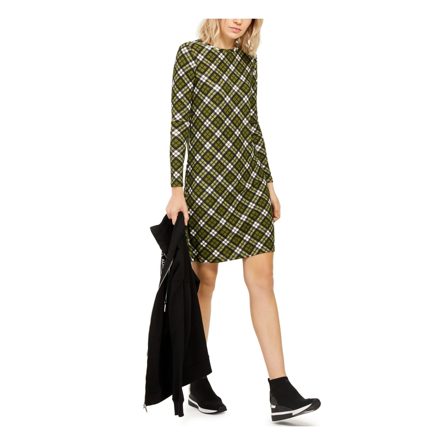 michael kors green dress