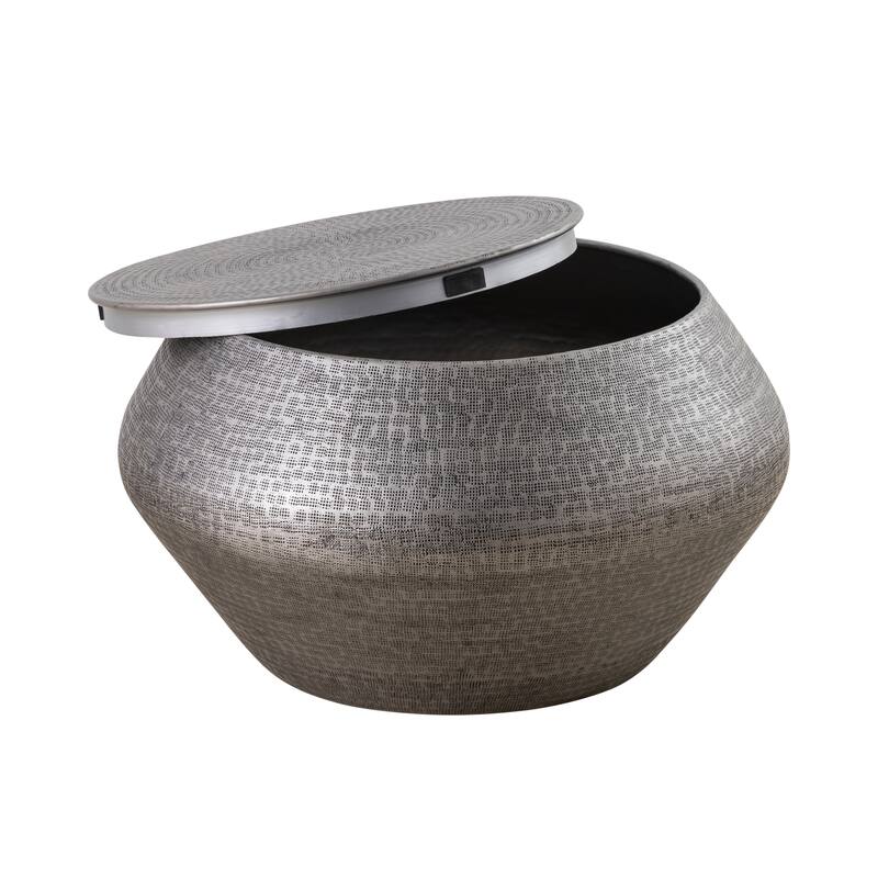 Albany Living T5203 Drum Coffee Table With Storage