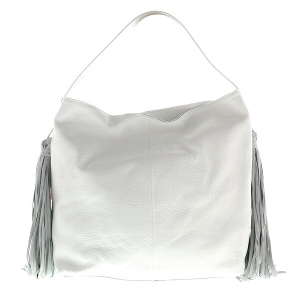 white tote purse