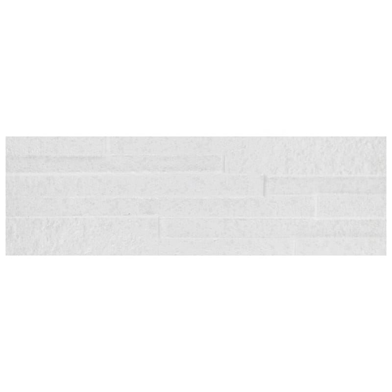Merola Tile Tikal White 6-1/2" x 20-3/8" Ceramic Wall Tile