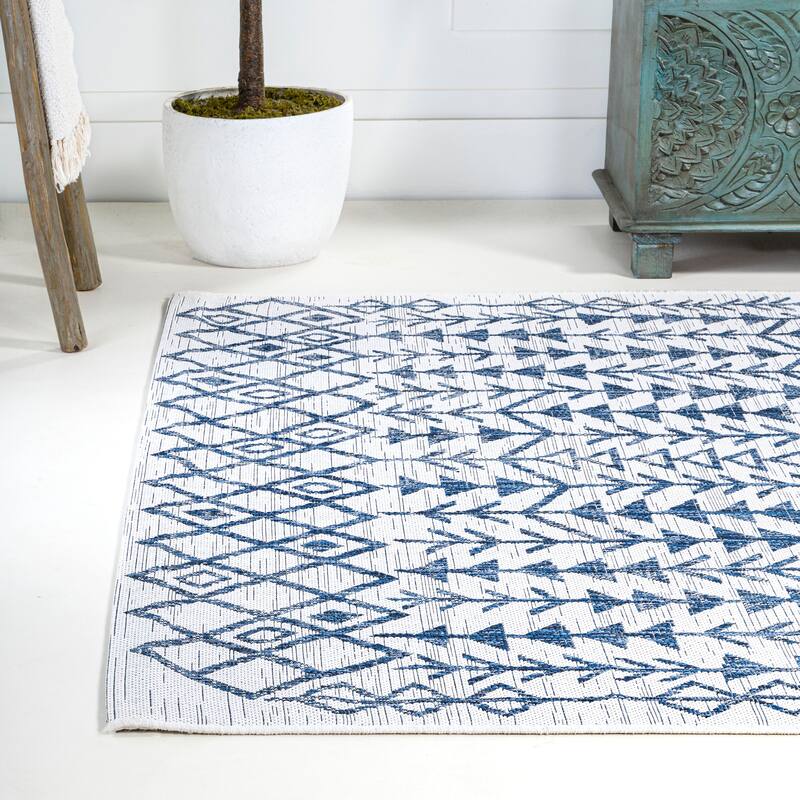 JONATHAN Y Sukie Bohemian Geometric Indoor/Outdoor Area Rug