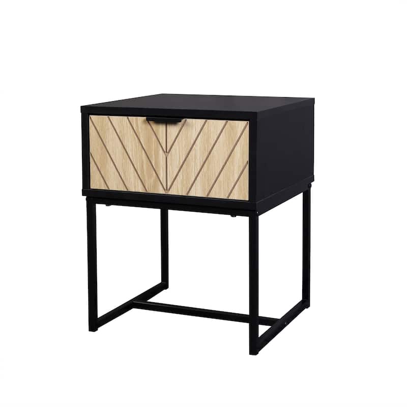 Bali Coastal Modern Console Table with Natural Wood Drawer