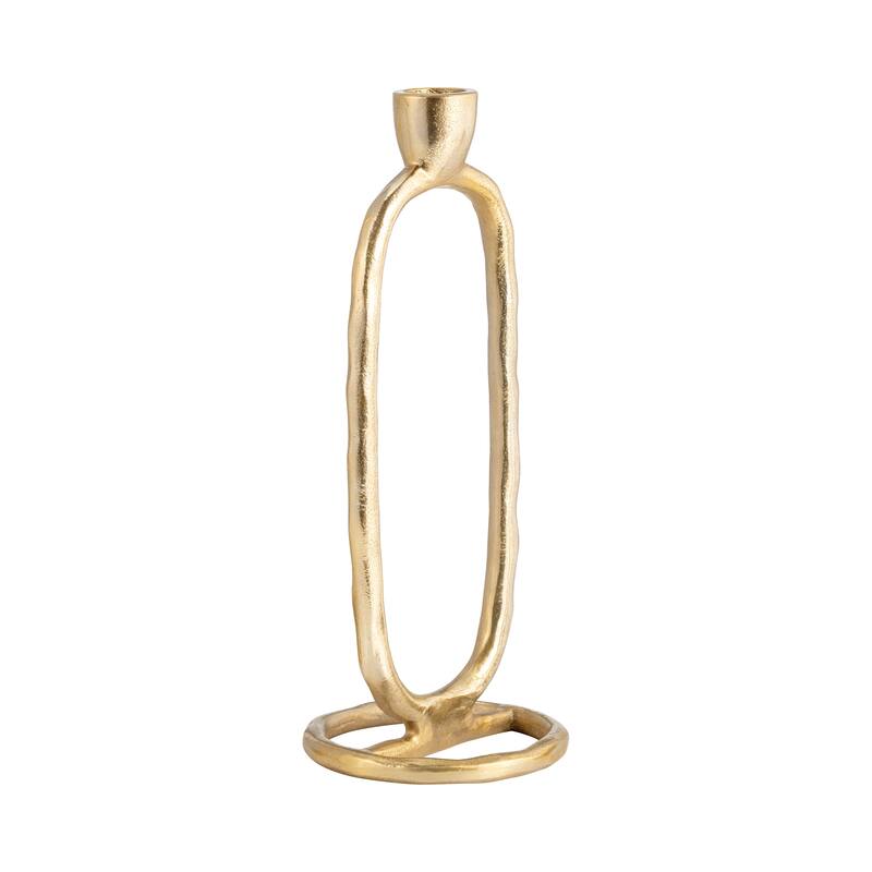 Sagebrook Home Oval Ring Taper Candle Holder