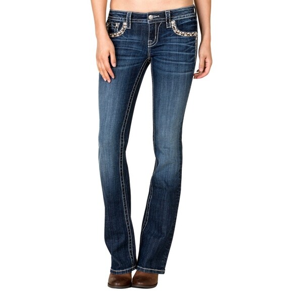 Miss Me Denim Jeans Womens Caramel Latte Boot Cut Medium JP7306B