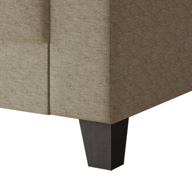 CraftPorch Simple Style Linen Upholstered Arm Chair