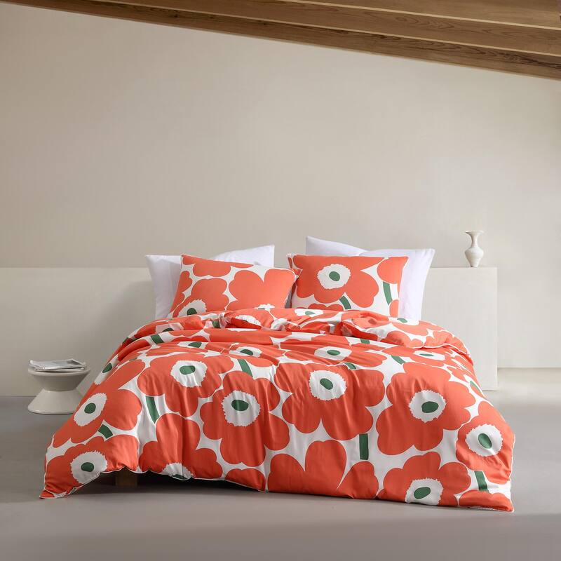 Marimekko Unikko Organic Cotton Duvet Cover Set