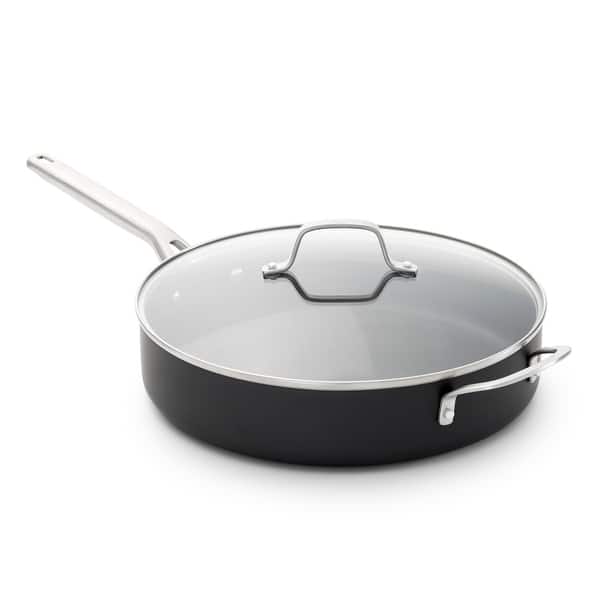 slide 2 of 3, Calphalon Hard-Anodized Nonstick 5-Qt. Saut Pan with Lid