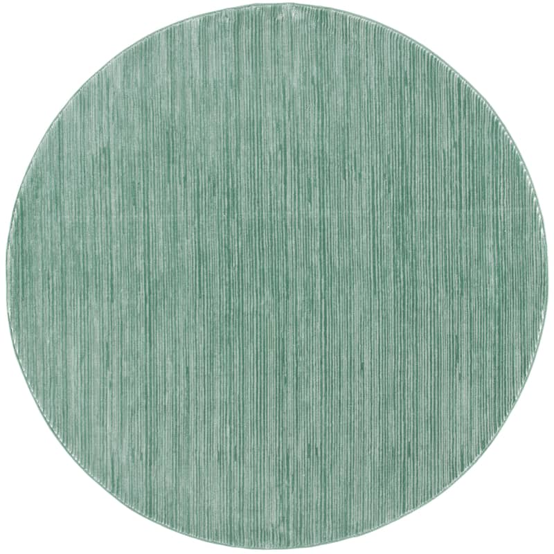 SAFAVIEH Vision Sunanda Modern Ombre Tonal Rug - 6'7" Round - Light Green