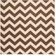 preview thumbnail 61 of 171, SAFAVIEH Courtyard Joycelyn Indoor/ Outdoor Waterproof Patio Backyard Rug 6'7" x 6'7" Square - Dark Brown