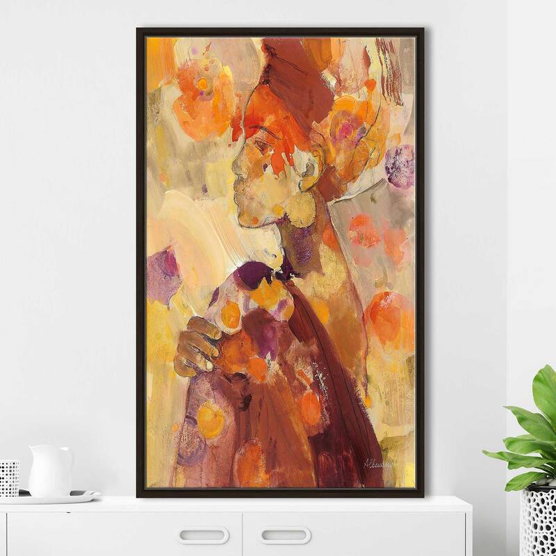 "Celebrate Beauty II" Print on Floating Canvas