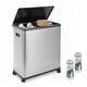 preview thumbnail 24 of 28, HOLDN’ STORAGE Trash Can and Recycling Bin Collection, Multi-Compartment Waste Organizer for Kitchen, Compost and Recycling 60 L