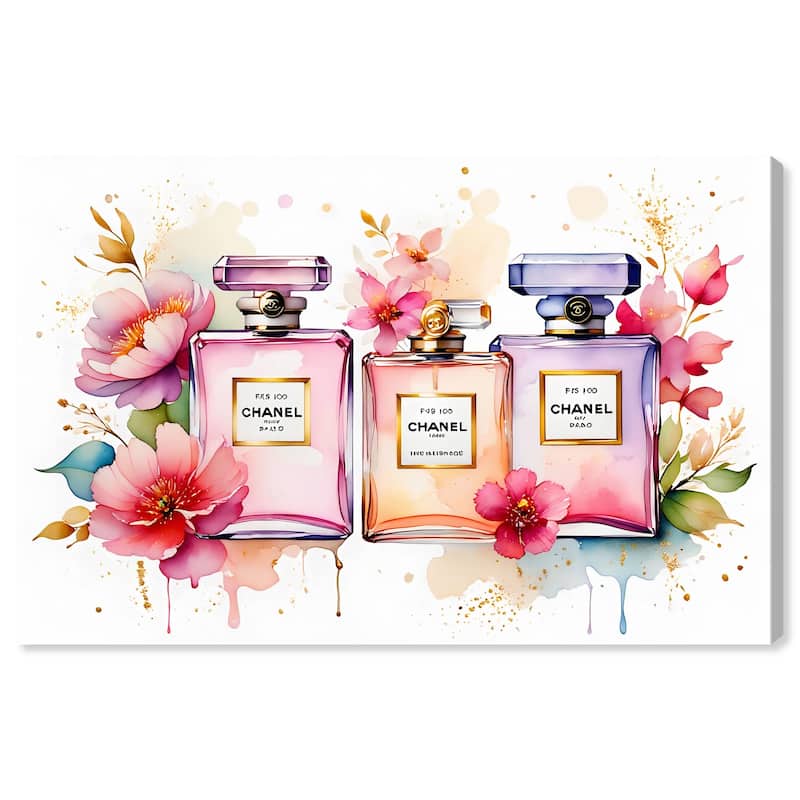 Floral Fragrance Canvas by Art Remedy, Gallery Wrapped - 45" x 30"