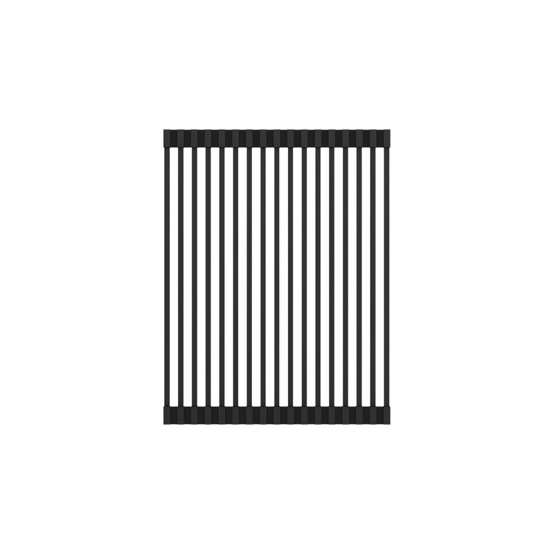 Elkay Crosstown Black Silicone 11-7/8" x 16-3/4" x 3/8" Drying Rack - 16-3/4 x 11-7/8 x 3/8