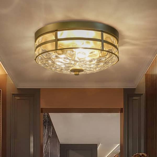 Flush Mount Ceiling Light, Crystal Ceiling Light, Modern Crystal