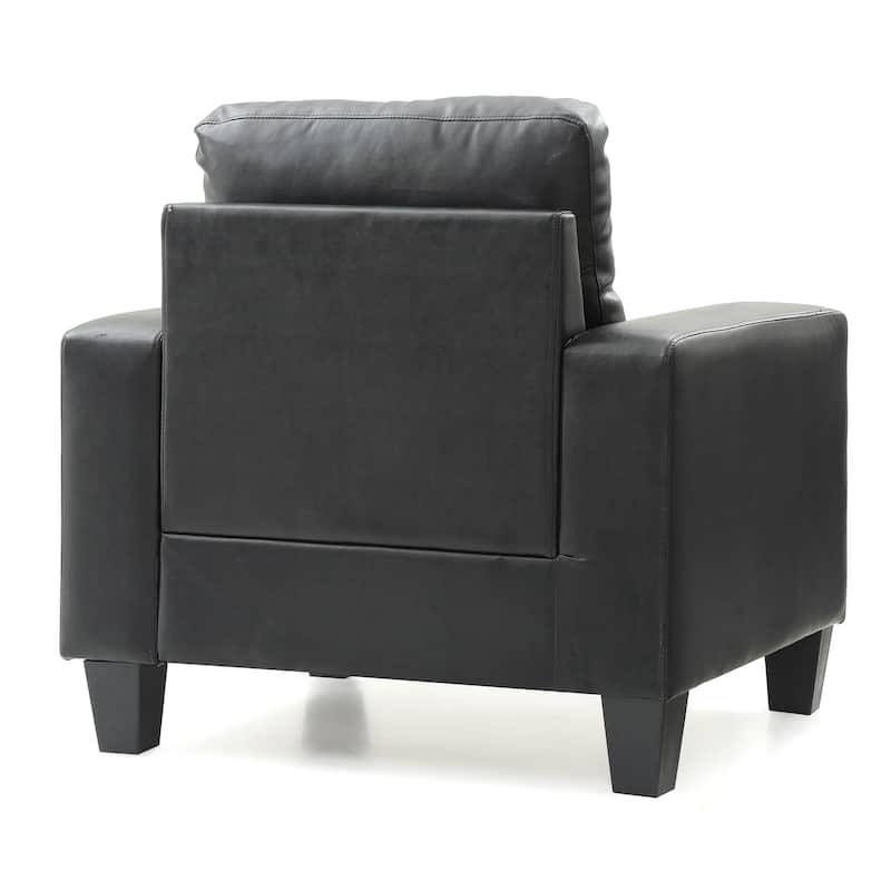 Pocket Coil Seating Accent Chair - 36" - Black