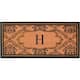 Option monogrammed h