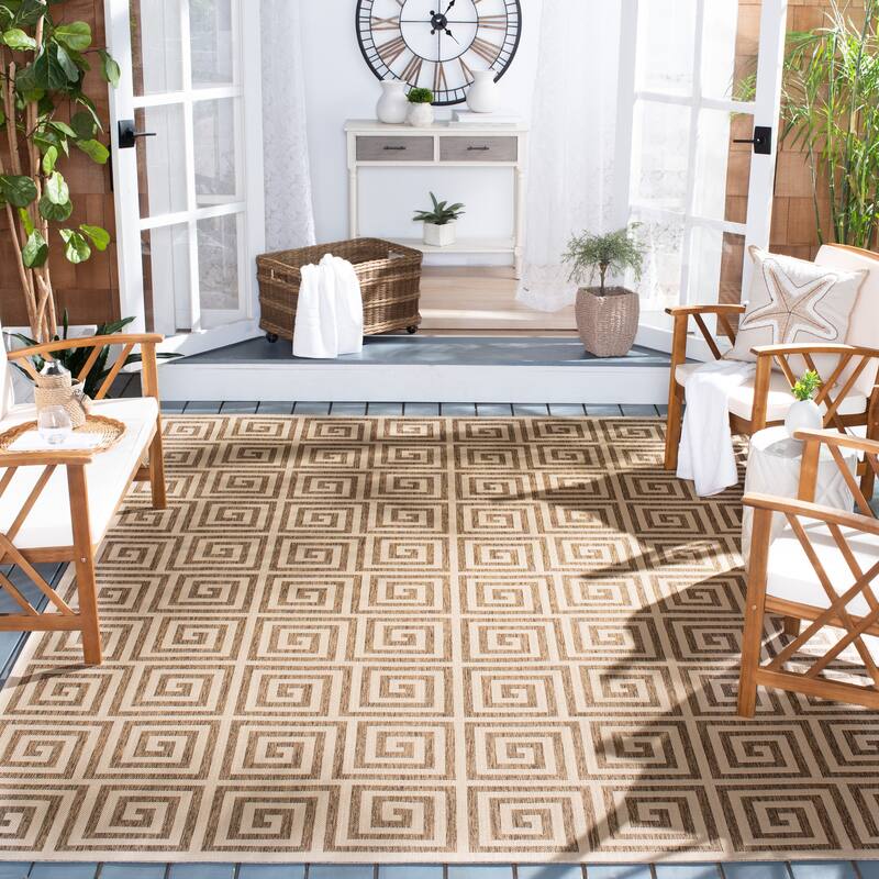 SAFAVIEH Beach House Anarsija Indoor/ Outdoor Waterproof Patio Backyard Rug