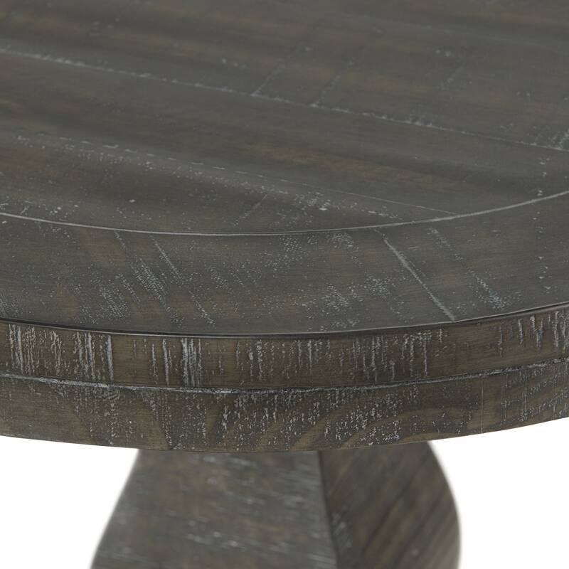 Napa 26" Wide Solid Wood Round End Table