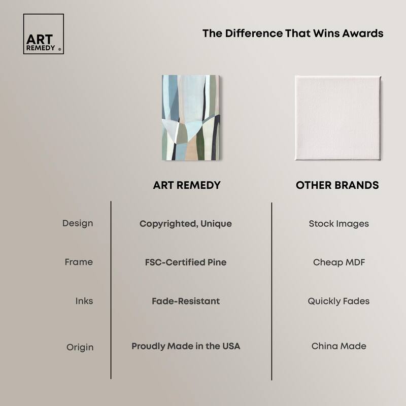 Abstract Fragments II Canvas by Art Remedy, Gallery Wrapped