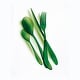 preview thumbnail 5 of 9, Mepra Uno Flatware Set - 24 Pieces Emerald