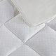 preview thumbnail 5 of 4, Croscill Signature White Dobby Cotton Waterproof Mattress Pad