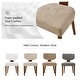 preview thumbnail 33 of 40, HULALA HOME Hipolito Mid Century Modern Ergonomic Dining Chair with Solid Wood Legs Set of 2