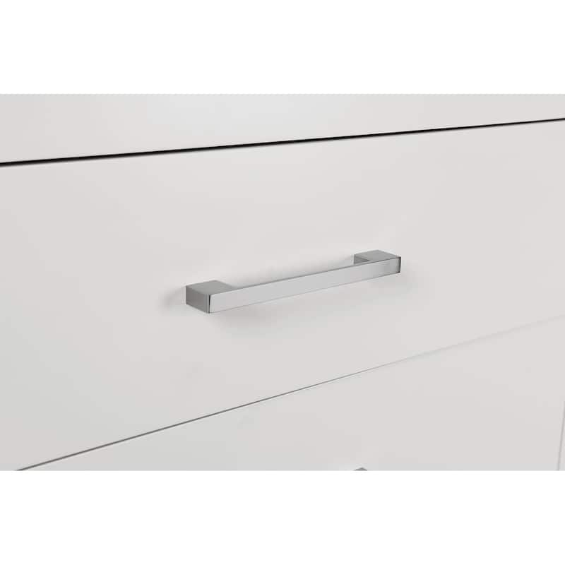 Jessica 5-drawer Bedroom Chest Cream White