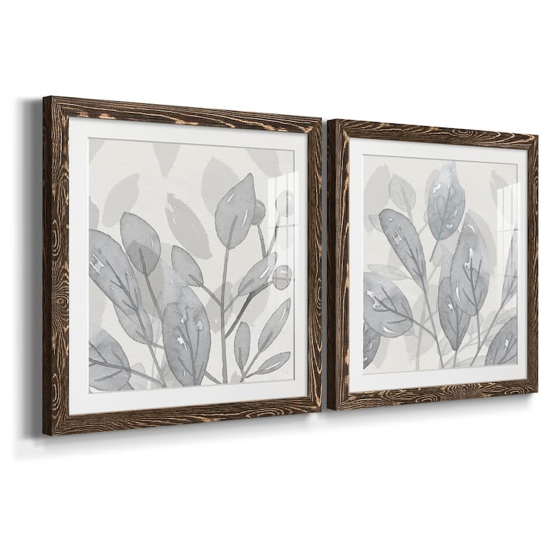 Shadow Leaves I-Premium Framed Print - Ready to Hang