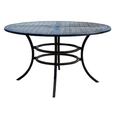 Windermere Round Patio Dining Table - N/A