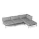 Option Dark Gray, 4pcs seats & 4 arms