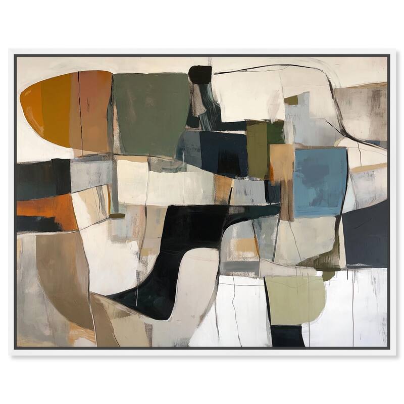 Unfurling I Canvas by Art Remedy - White - 36" x 30"