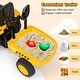 preview thumbnail 9 of 7, Kids Ride on Tractor Licensed Caterpillar with Detachable Trailer No Power - 36.5" x 11.5" x 17.5" (L x W x H)