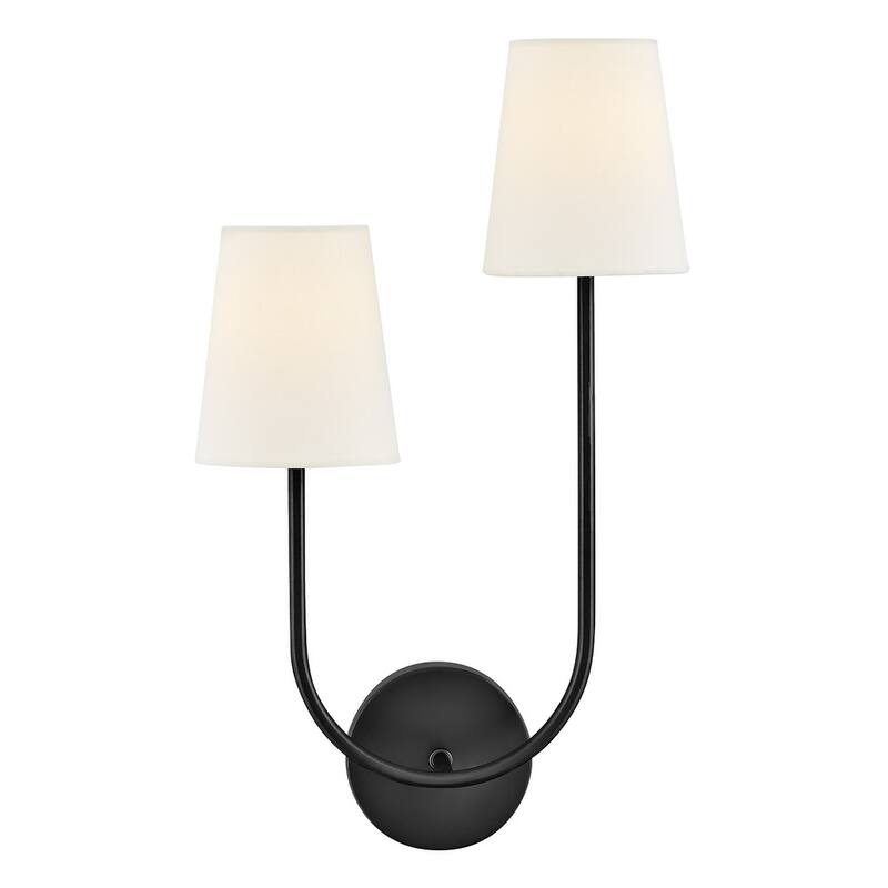Lark 84260 Cora 2 Light 22" Tall Wall Sconce - Black
