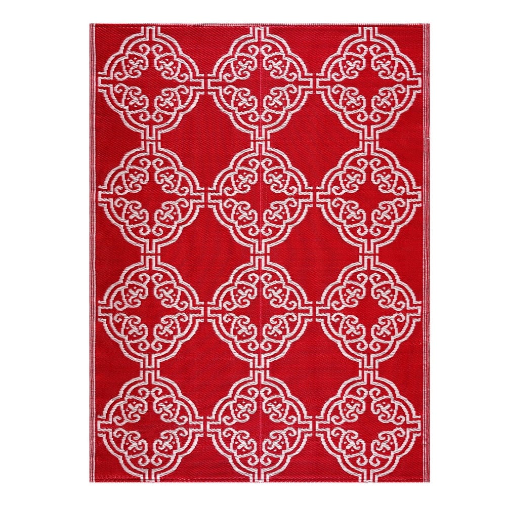 Playa Rug Outdoor Recycled Reversible Plastic Folded Mat/Rug Marrakesh Collection Lightweight & Weather, Water and UV Resistant