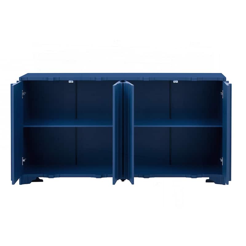 Sophisticated 4-Door Sideboard with Intricate Design