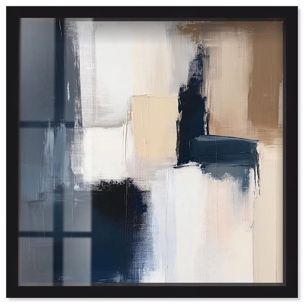 Blue Mood Depth I Shadowbox by Art Remedy